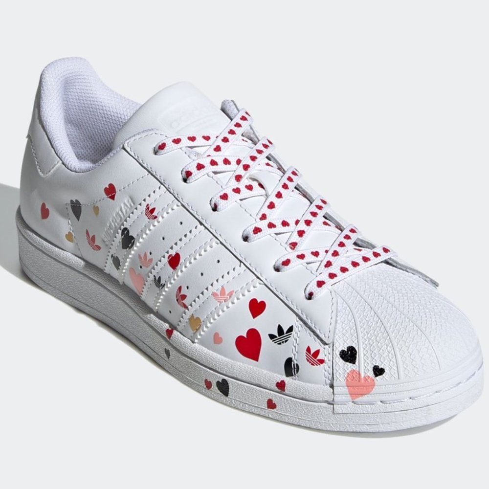 Adidas Superstar 'Valentine's Day' Sneakers Size 5
